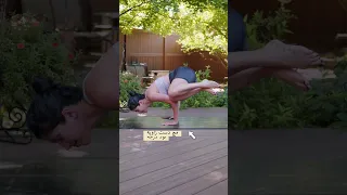 آموزش آسانای پیشرفته کلاغ پهلو در یوگا YOGA SIDECROW 