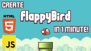 Code Flappy Bird in one minute Beginner Javascript Tutorial
