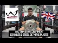Watson Gym Equipment - Stainless Steel Pro Olympic Plates