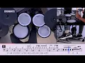 [Lv.14] 잠이 오질 않네요(Can’t Sleep) - 장범준 (★★★☆☆) K-pop Drum Cover with Sheet Music