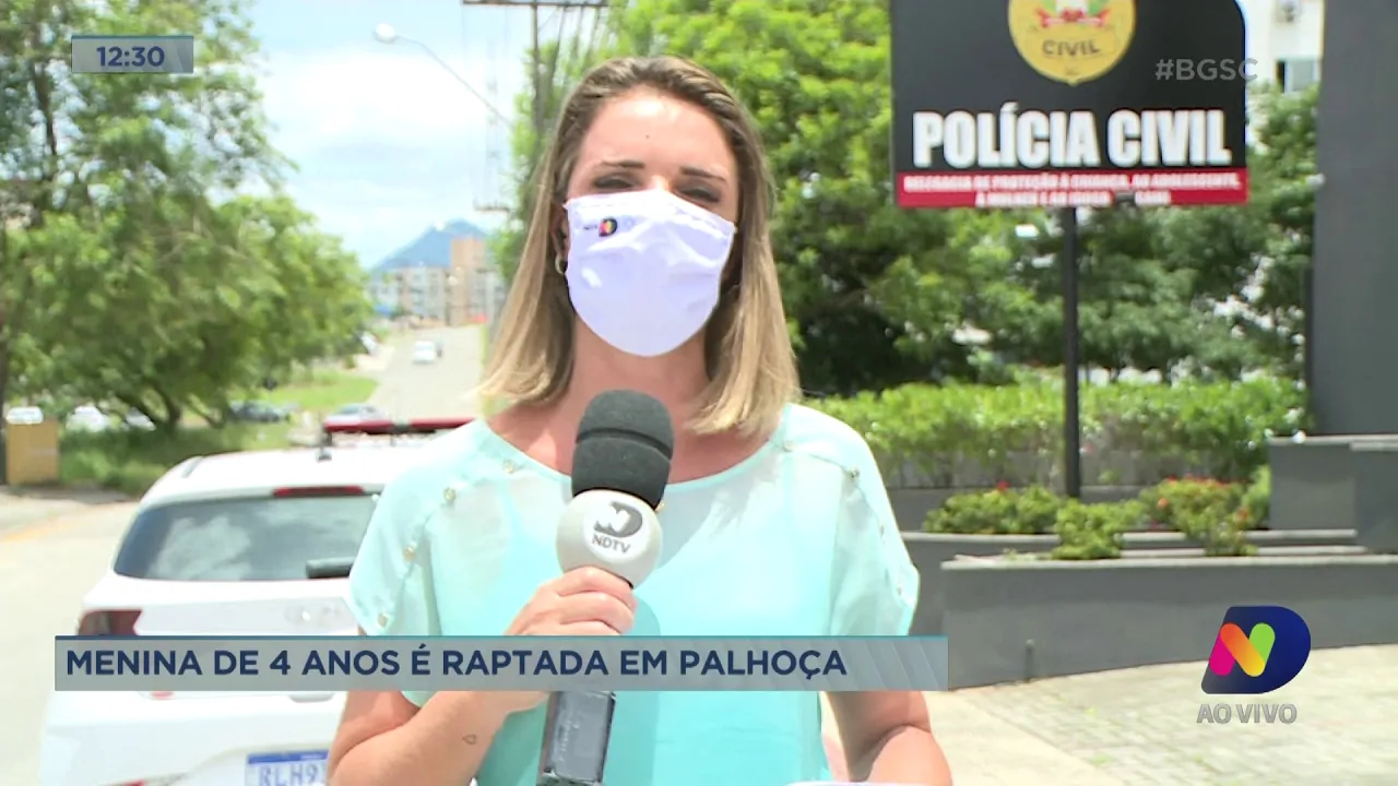 Menina de quatro anos é raptada em Palhoça