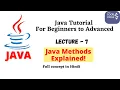 Java Methods Explained Void Return Parameters Overloading in Hindi HindiCodeClass