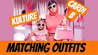 top 12 times cardi b and kulture matched outfits