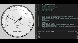 HygroThermometer Arduino VPython DHT11 animation