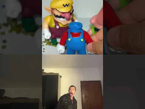 슈퍼 마리오 vs Patrick Star 장난감 언박싱! 😱🍄⭐ Satisfying ASMR Unboxing! #Shorts #Mario #Toys