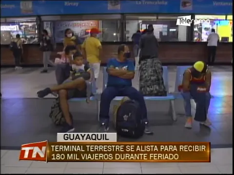 Terminal terrestre se alista para recibir 180 mil viajeros durante feriado