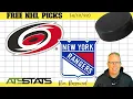 Carolina Hurricanes vs New York Rangers Prediction 22 - Free NHL Picks