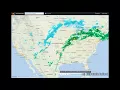 2018 February USA Weather Radar Time Lapse Wunderground