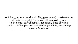 Build a File Organizer in Python Beginner Automation Project