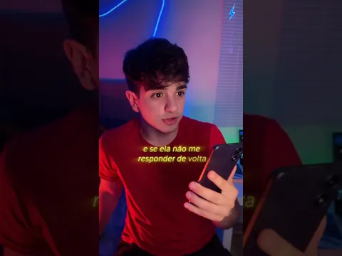 E se não me responder de volta… 💔⚡️