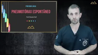 Pneumotórax espontâneo.  (PNEUMOLOGIA, MEDICINA RESPIRATÓRIA, CIRURGIA TORÁCICA)