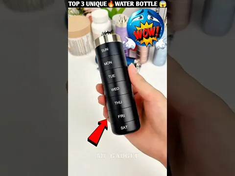 🔥Top 3 Most Craziest Water Bottles💦 #shorts #gadgets #viral #waterbottle
