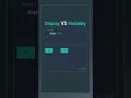 CSS display vs visibility Properties Comparison
