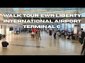 Walk Tour EWR Newark Liberty Airport Concourse Terminal C All Gates