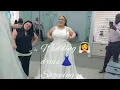Plussize wedding dress shopping DITL David s Bridal