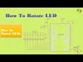 Microcontroller PIC16F877 12 How To Rotate LED Using Mikro C for PIC