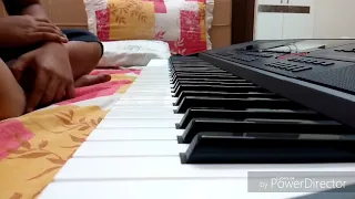 navaratri or mayur soni title music on keyboard cover by rishil 