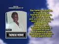 Therese Pierre Short Obituary