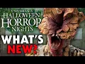 LOTS OF HHN 32 UPDATES MORE Scarezone Props NEW Food Items Cryptic Clues