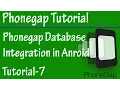 Free Phonegap Tutorial for Android iOS for Beginners 07 - Integrate SLITE Database in Phonegap