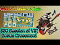 VIP Bonus Crossword 3 tickets for 30 session Colorado Scratch Off Tickets