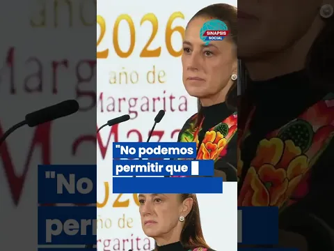 “No podemos permitir que eso suceda en México”: Sheinbaum por video en torno a la polémica de Taddei