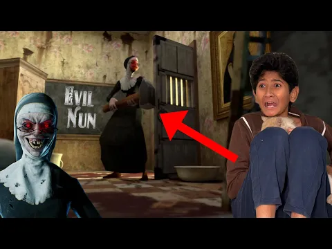 Video Thumbnail: CAN I HIDE FROM EVIL NUN!😳HORROR HOUSE ESCAPE