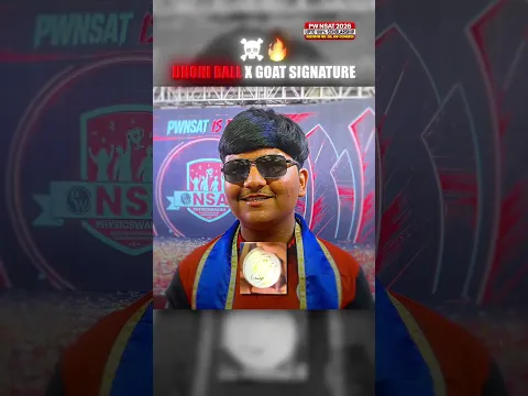 Signature on Cricket Ball ❤️ X Dhoni 🔥 #nsat
