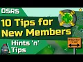 My Top 10 Tips for New OSRS Members - Gameplay Guide For P2P 2022