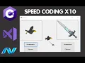 C Speed Coding TIMELAPSE
