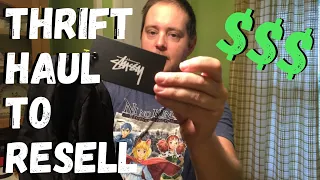 Thrift Haul to Resell on eBay Poshmark Canada - STUSSY Baby