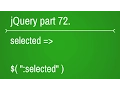jquery forms selected selector - part 72