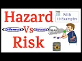 Hazard Vs Risk Difference Between Hazard Risk What Is Hazard Risk With 10 Examples
