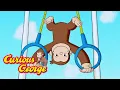 Download Lagu George Does Gymnastics 🤸🏼‍♀️ 🐵 1 Hour of Curious George Adventures 🐵 Cartoons for Children