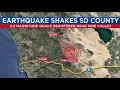 3.6 magnitude earthquake felt across San Diego County
