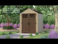 Features of Suncast s Everett Shed Range