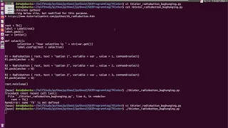 python2 gui tkinter radiobutton bug hunting Traceback most recent call last