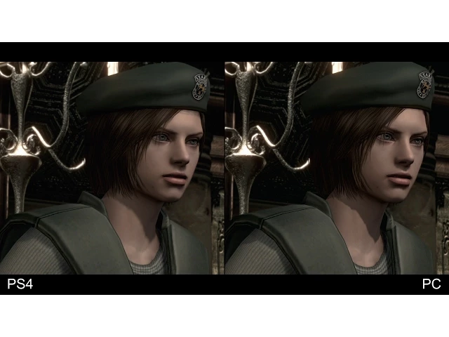 [60fps] Resident Evil HD Remaster: PS4 30fps vs PC 60fps Comparison