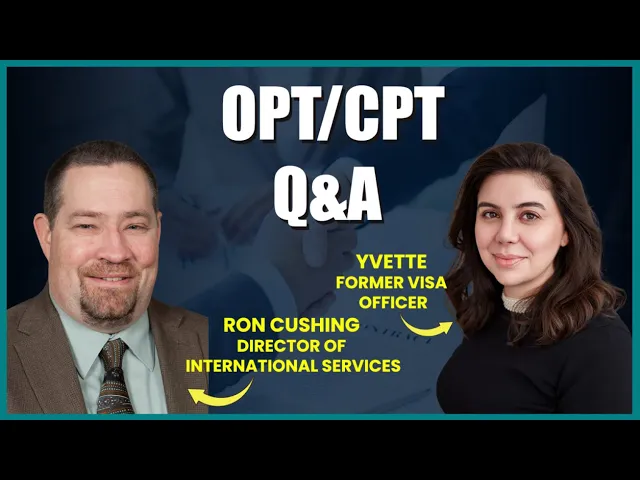 OPT, CPT, and On-Campus Work Rules for F-1 Students