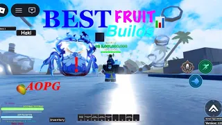 BEST Fruit Builds fruits buffs accessories Title Race - AOPG roblox