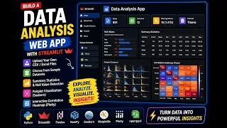 Build a Data Analysis Web App with Streamlit Upload Visualize Analyze Any Dataset