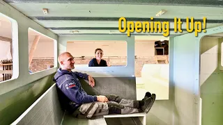 Opening Up The Deckhouse: The Last Window Cutout – Ep. 492 Ran Sailing