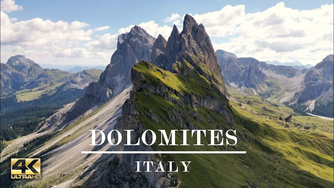 The DOLOMITES  | the Italian Alps [4K scenic relaxation] DJI MINI 3