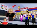 Yuta dan Mio Jadi Penjaga Kasir Indomaret Dikejar Bos Jahat | ROBLOX