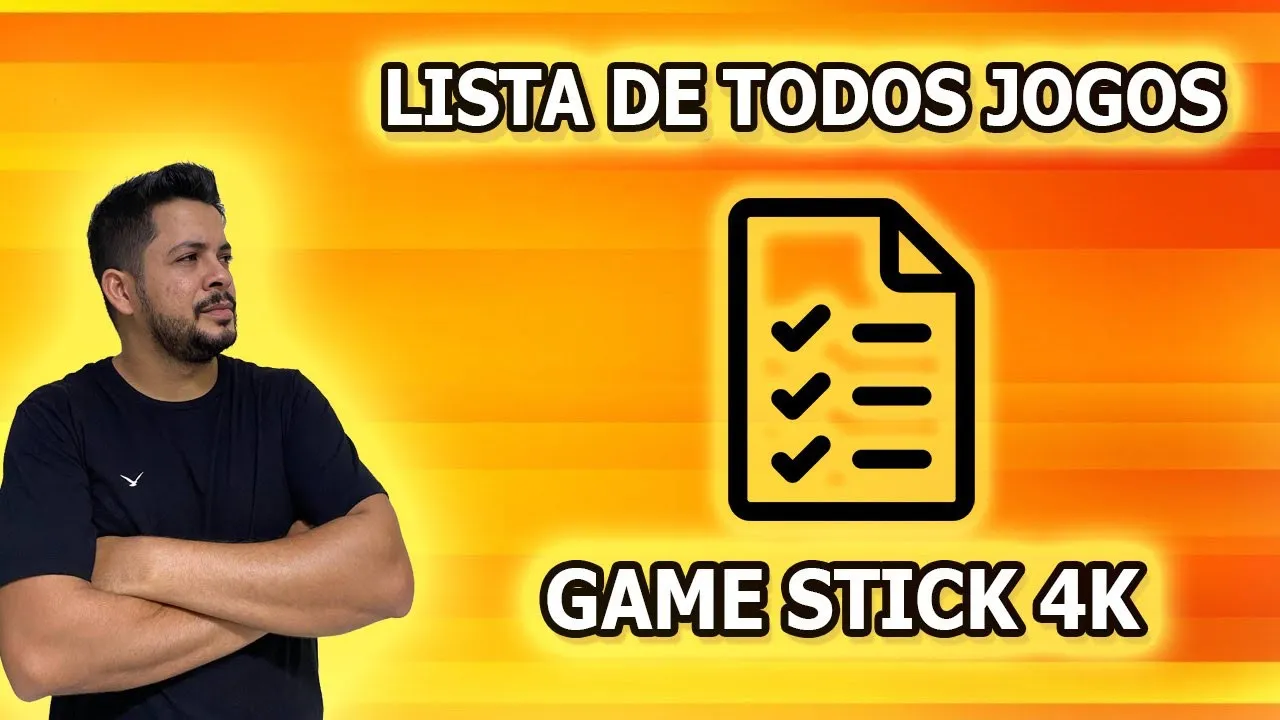 Game Stick 4K - Lista com nome de todos os jogos