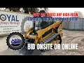 Auction Completed 2017 Cat 299D2 XHP High-Flow Compact Track Loader Skid Steer