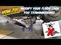 Modify Your Harbor Freight Floor Jack to Lift Transmissions