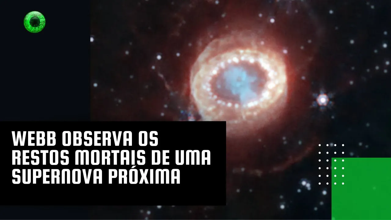Webb observa os restos mortais de uma supernova próxima