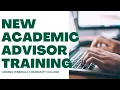 New Academic Advisor Training for Virginia Peninsula Community College