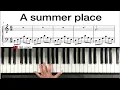 Download Lagu A Summer Place [ 畸戀 ]  夏季之地   { piano + sheet  music }